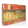 Bamboo Wine Plate Party Pack